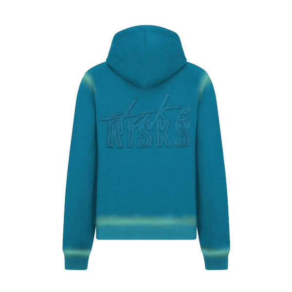 Take Risks Dolphin Blue Hoodie