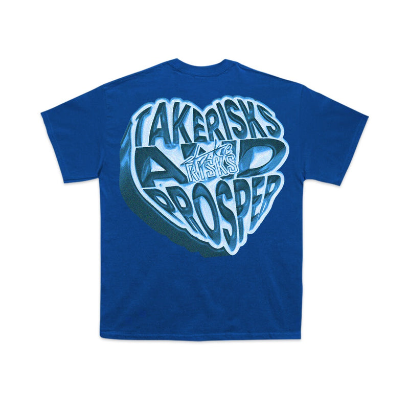 Take Risks 'Trust Your Heart' Blue T-Shirt