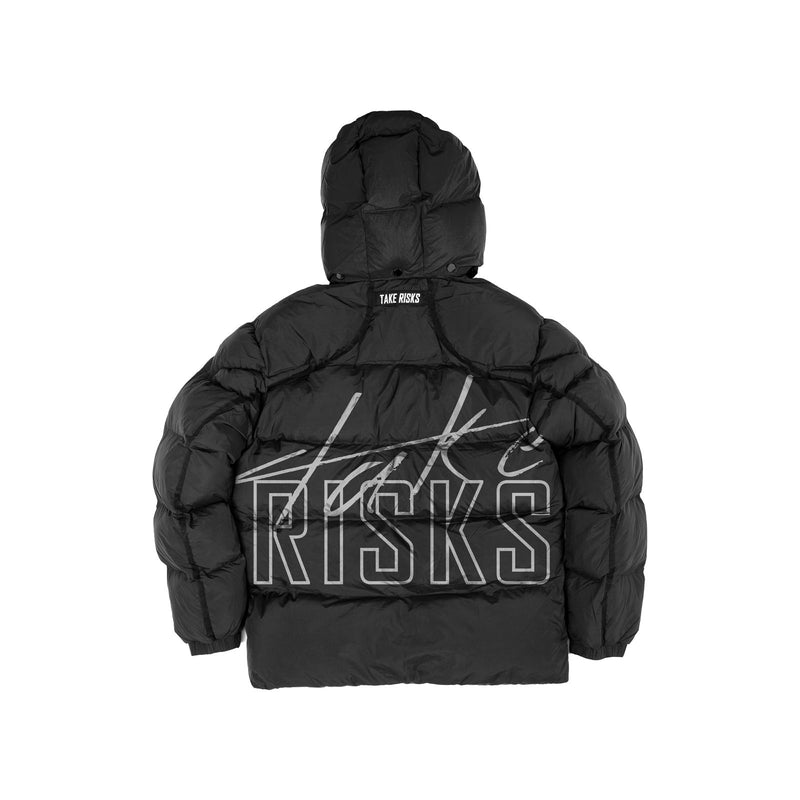 Take Risks Puffer Coat 2.0 - Black